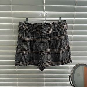 F21 Plaid Shorts